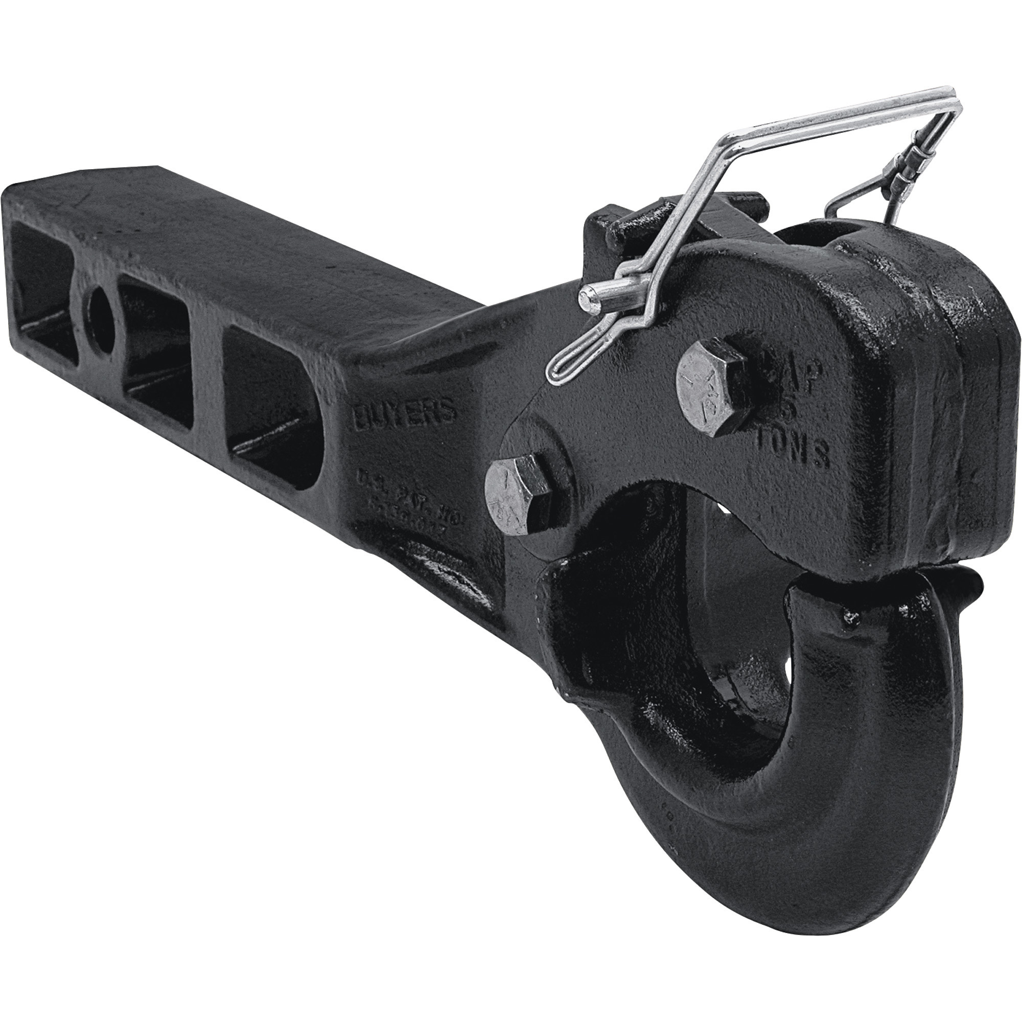 Ultra-Tow Pintle Hook Hitch Mount, 10,000-Lb. Trailer Weight, Fits 2in. Receivers